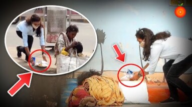 Giving Food Secretly!!