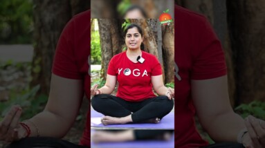 cool your body by yoga in 5 minutes #shorts