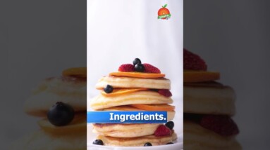 Best Way to Make Protein Pancakes Orange Health #shorts